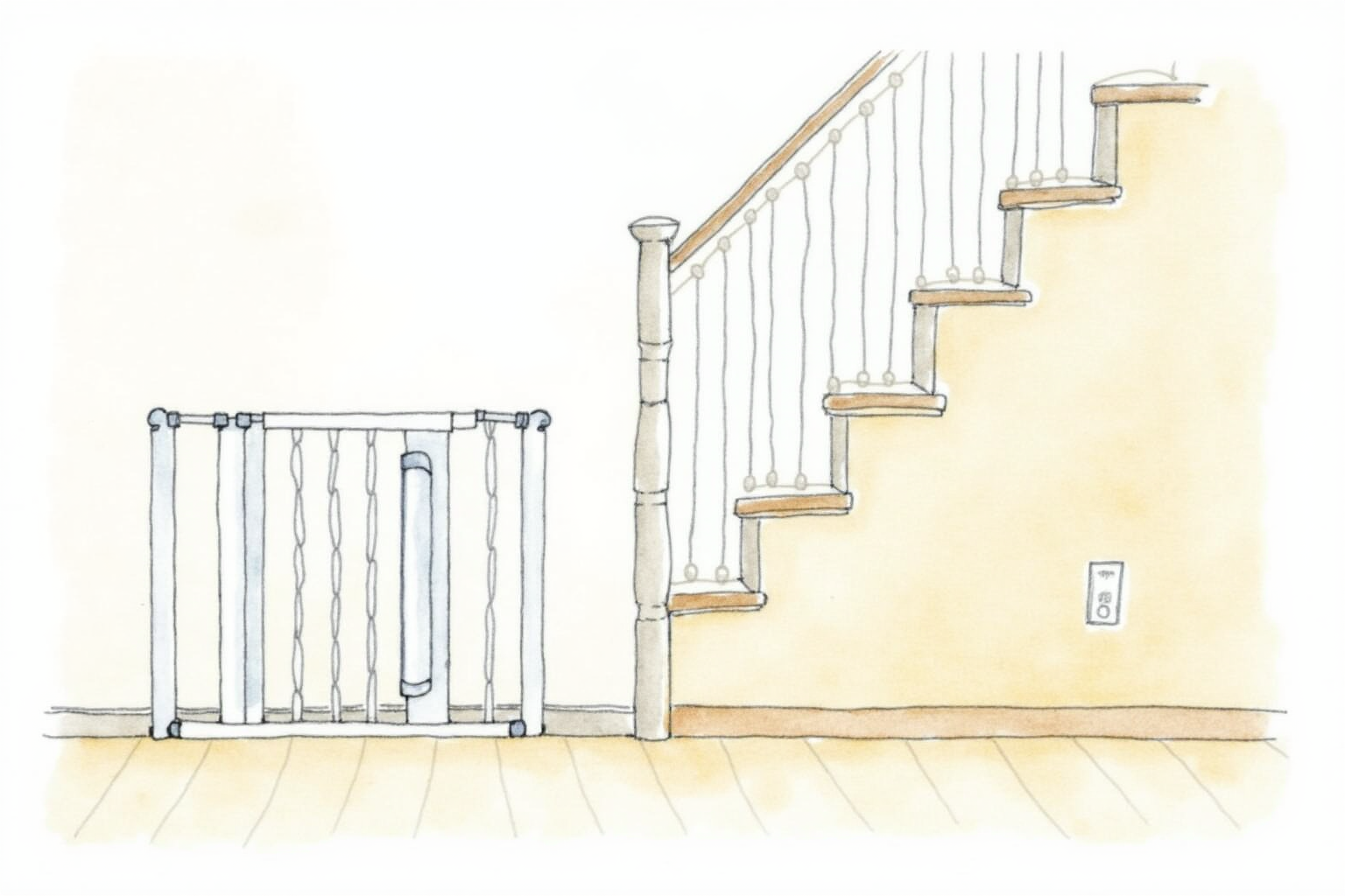 Childproofing checklist illustration